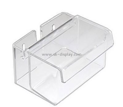 Transparent small acrylic display box mounted on wall DBS-029