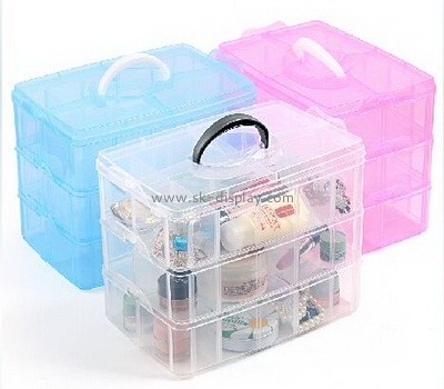 Large acrylic storage case with handle DBS-034