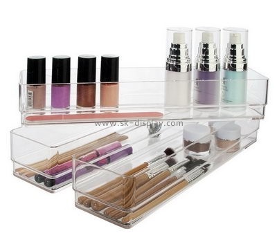Custom acrylic makeup storage containers makeup holder makeup organizer box CO-189