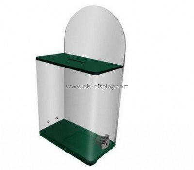 Custom acrylic lucite display ballot boxes DBS-147