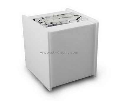 Acrylic manufacturers custom white acrylic boxes plexiglass display case DBS-210