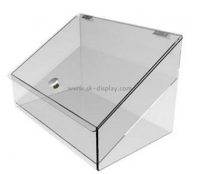 Acrylic items manufacturers custom large plexiglass case acrylic box with lid DBS-222
