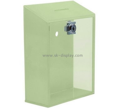 Acrylic manufacturers customize plexiglass boxes display donation containers DBS-272