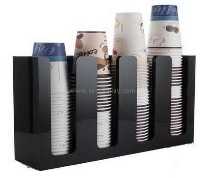 Acrylic display manufacturers customized disposable paper cup dispenser holder SOD-194