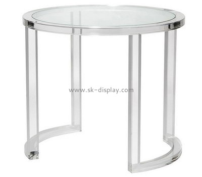 Acrylic manufacturers china customized round large acrylic coffee table AFS-161
