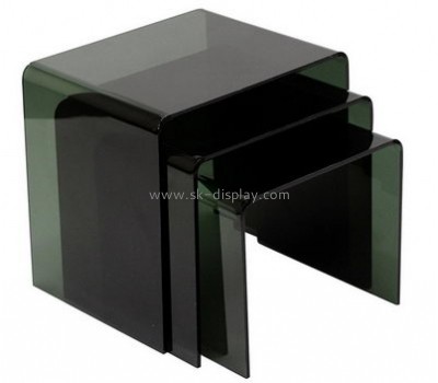 Display manufacturers customized acrylic side coffee table AFS-174