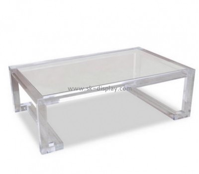 Plexiglass company customized acrylic dining coffee table AFS-196