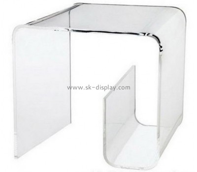 Perspex manufacturers customized living room acrylic coffee side table with storage AFS-287