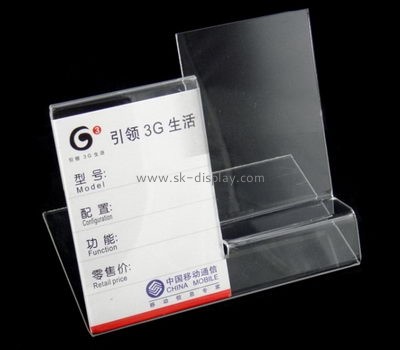 Plastic manufacturers custom clear plastic fabrication ipad counter stand PD-128