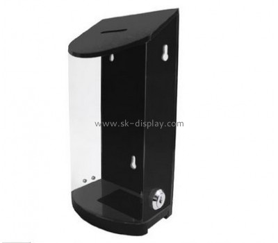 Acrylic products manufacturer custom plastic donation voting box DBS-376