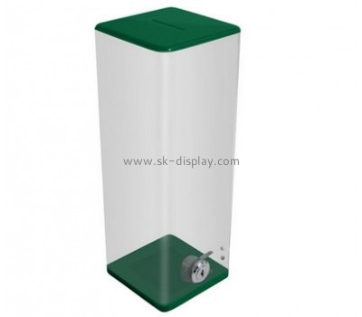 Acrylic display manufacturer custom cheap acrylic plastic ballot boxes DBS-460
