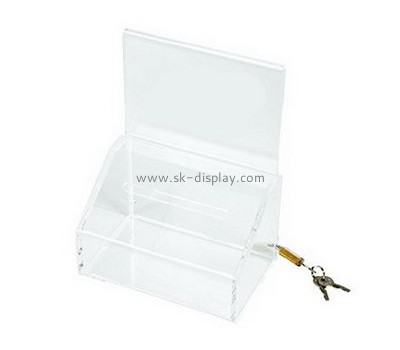 Acrylic boxes suppliers custom acrylic suggestion boxes DBS-495