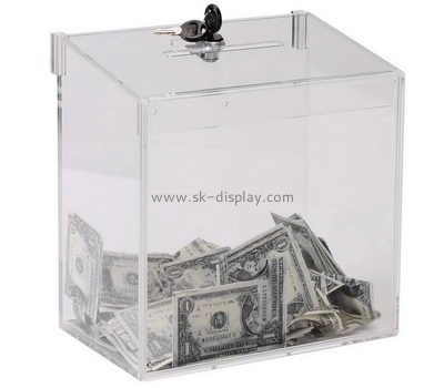 Perspex manufacturers custom cheap acrylic ballot donation boxes DBS-517
