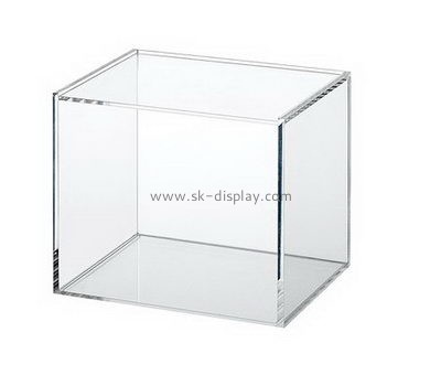 Lucite manufacturer custom plexiglass acrylic 5 sided box DBS-555