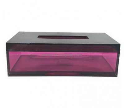 Acrylic plastic supplier custom lucite tissue box DBS-557