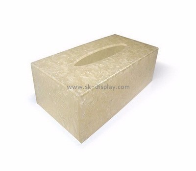Display box manufacturers custom acrylic facial tissue box DBS-559