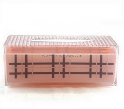 Plastic manufacturers custom acrylic tissue box case DBS-566