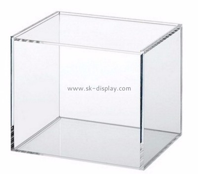 Acrylic products manufacturer custom 5 sided acrylic storage box DBS-580