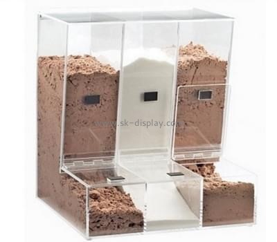 Acrylic company custom perspex food display boxes DBS-602