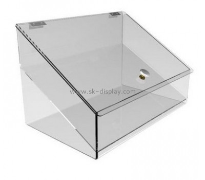 Acrylic boxes suppliers custom perspex countertop food display case DBS-604
