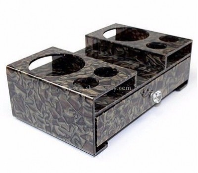 Acrylic plastic supplier custom lucite drawer box case DBS-605
