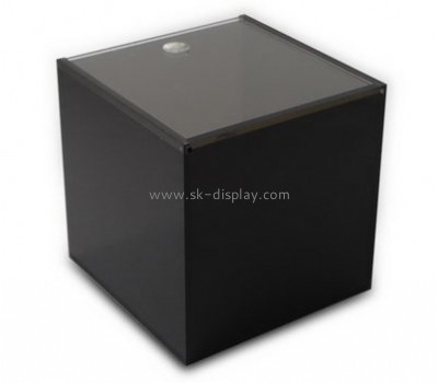 Acrylic items manufacturers custom black plexi case DBS-626