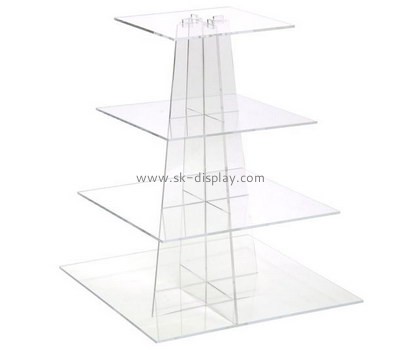 Perspex manufacturers custom acrylic tiered pastry stand FD-090