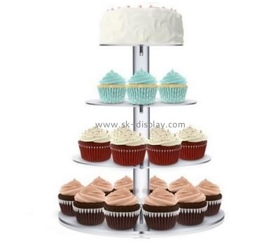 Acrylic plastic supplier custom perspex cake cupcake stand FD-103