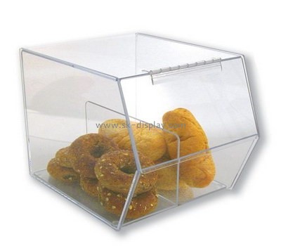 Acrylic boxes suppliers custom lucite food display boxes FD-138