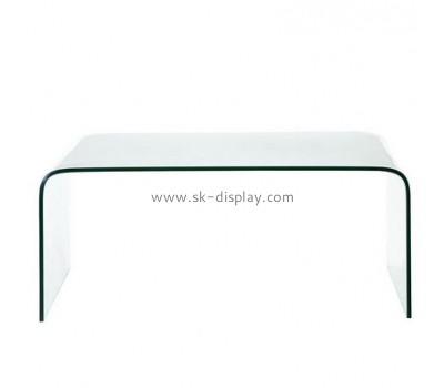 Acrylic display manufacturer custom low narrow coffee table AFS-333