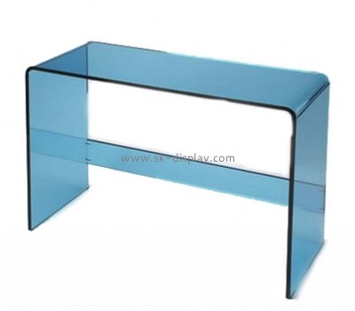 Plastic manufacturing companies custom acrylic very narrow side table AFS-337
