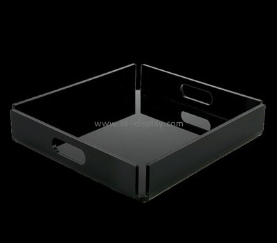 Bespoke black lucite tray STS-097