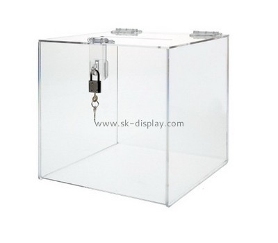 Bespoke acrylic donation boxes for sale DBS-737