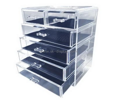 Customize 6 drawer clear acrylic makeup organizer CO-618