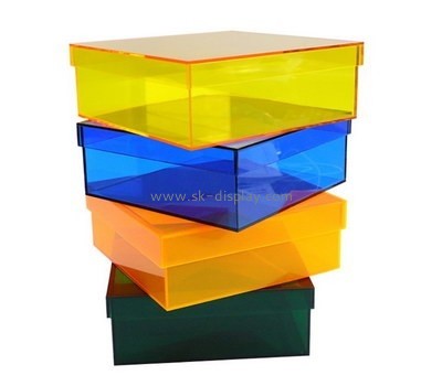 Customize perspex box with lid DBS-760