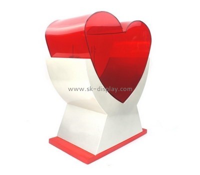 Customize plastic charity collection boxes DBS-779