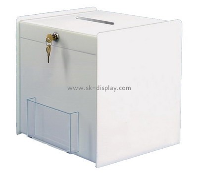 Customize white plastic ballot boxes DBS-781