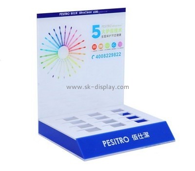 Customize perspex countertop cosmetic display CO-670