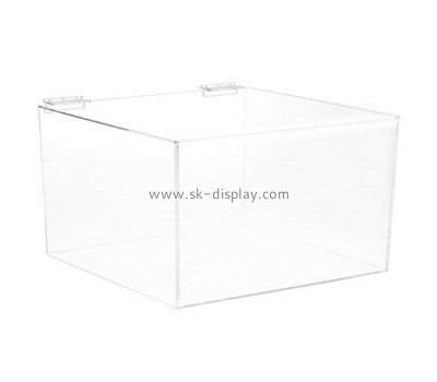 Customize acrylic box with hinged lid DBS-902