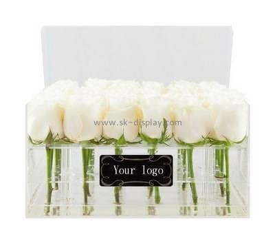 Customize acrylic rose flower box DBS-1054
