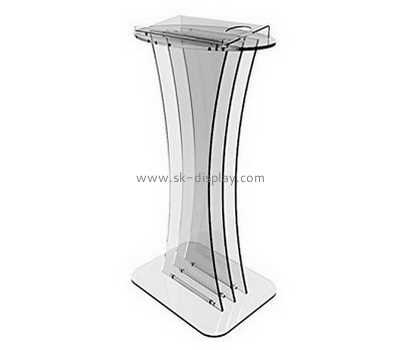 Customize acrylic clear lectern AFS-444