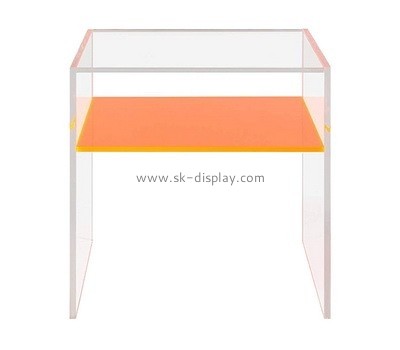 Acrylic end tables with storage AFS-475