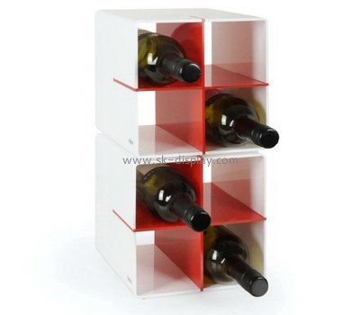 Custom acrylic wine bottles display stands WD-142