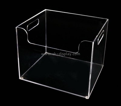 Custom clear acrylic deep serving tray holder STS-121
