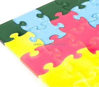 Custom laser cut acrylic plexiglass jigsaw puzzle with silk screen printing SOD-1066