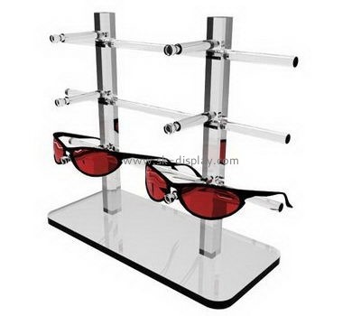 Custom lucite sunglasses rack acrylic eyeglasses display shelf SOD-1079
