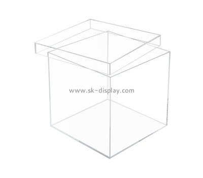 Acrylic supplier customize plexiglass box with lid DBS-1150