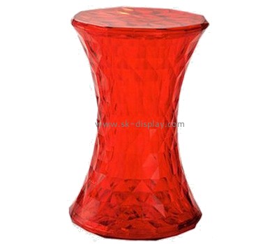 2016 new design clear acrylic drum stool for bar AFS-007