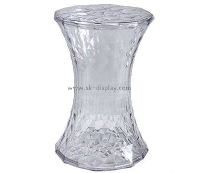 Wholesale unique clear plexiglass drum stool  for bar or meeting room AFS-018