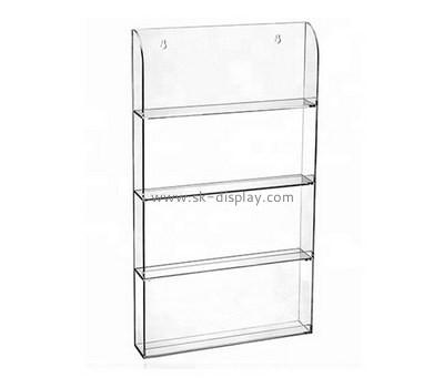 Clear plexiglass cosmetic display stands for nial polishing wall mounted CO-040